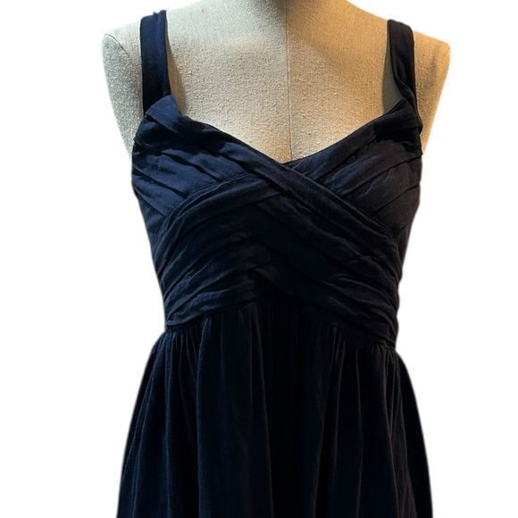 Brooklyn Industries Navy Blue Fit & Flare Dress Medium - Picture 3 of 8
